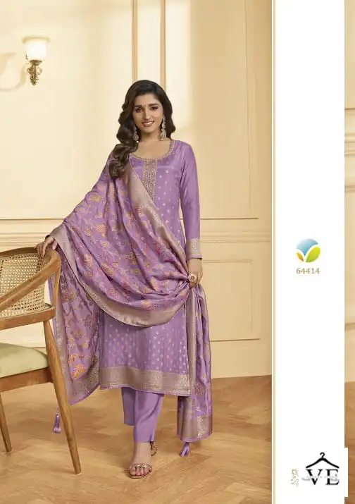 Vinay Fashion Shayana Jacquard Wholesale Designer Salwar Suit Catalog — Wholesale Salwar Suits, MPA wholesale from Surat - Gallery Image 3