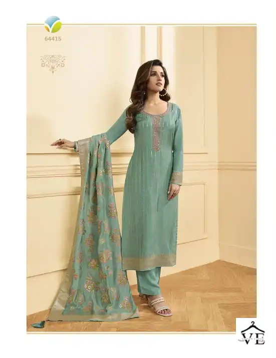 Vinay Fashion Shayana Jacquard Wholesale Designer Salwar Suit Catalog — Wholesale Salwar Suits, MPA wholesale from Surat - Gallery Image 4