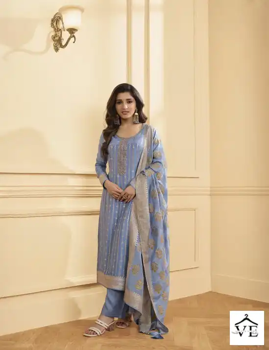 Vinay Fashion Shayana Jacquard Wholesale Designer Salwar Suit Catalog — Wholesale Salwar Suits, MPA wholesale from Surat - Gallery Image 7