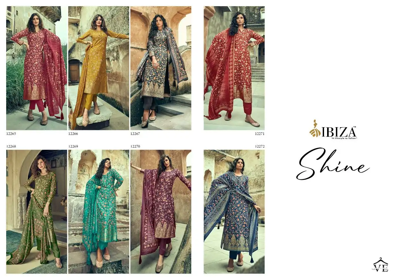 Ibiza Shine Pure Cotton Wholesale Designer Salwar Suit Catalog — Wholesale Salwar Suits, MPA wholesale from Surat — view 10