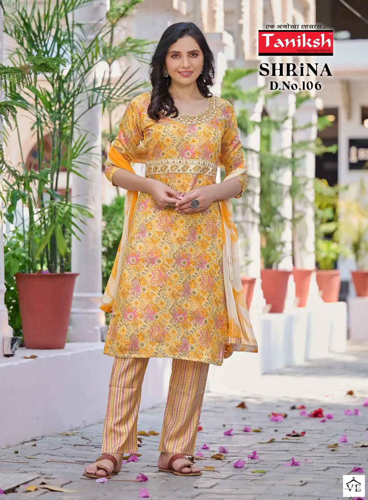Taniksh Shrina Vol 1 Muslin Wholesale Readymade Suit Catalog — Wholesale Salwar Suits, MPA wholesale from Surat - Gallery Image 6