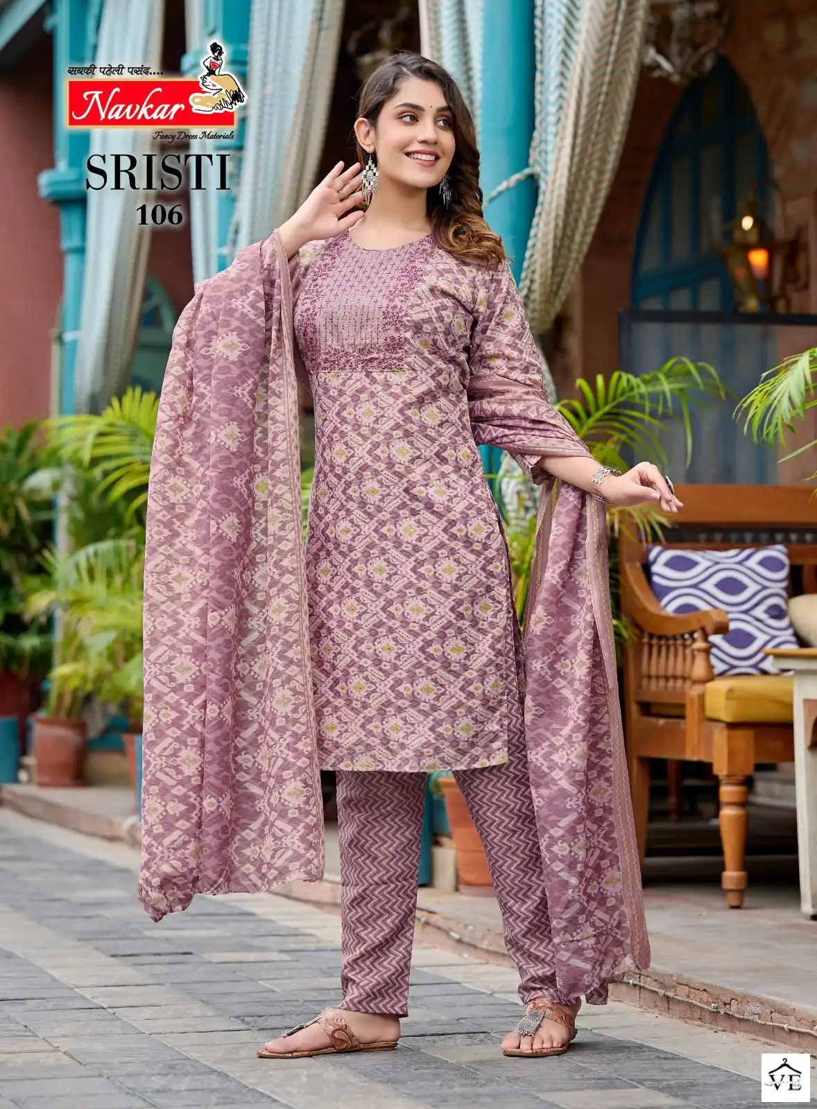 Navkar Shristi Cotton Slub Wholesale Readymade Salwar Suit Catalog — Wholesale Salwar Suits, MPA wholesale from Surat — view 6