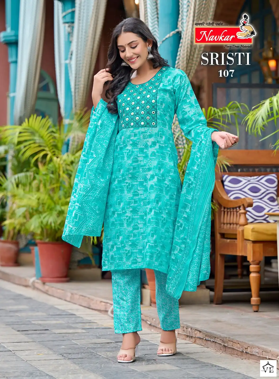 Navkar Shristi Cotton Slub Wholesale Readymade Salwar Suit Catalog — Wholesale Salwar Suits, MPA wholesale from Surat — view 7