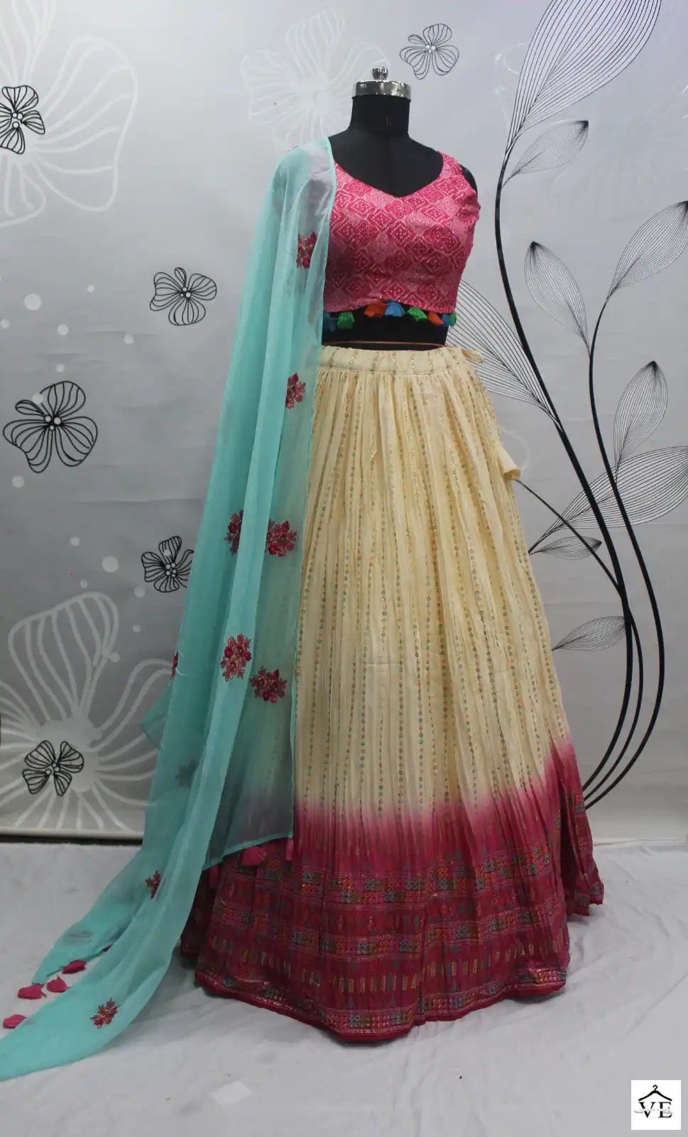 Shubhkala Vol 13 Chinon Silk Wholesale Lehenga Catalog - Image 5