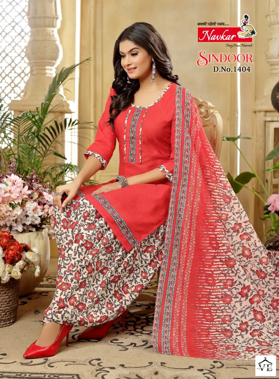 Navkar Sindoor Vol 14 Mix Cotton Print Wholesale Readymade Salwar Suit Catalog — Wholesale Salwar Suits, MPA wholesale from Surat - Gallery Image 4