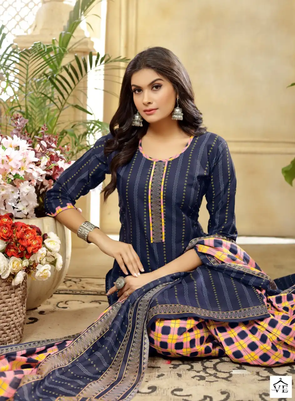 Navkar Sindoor Vol 14 Mix Cotton Print Wholesale Readymade Salwar Suit Catalog — Wholesale Salwar Suits, MPA wholesale from Surat - Gallery Image 5
