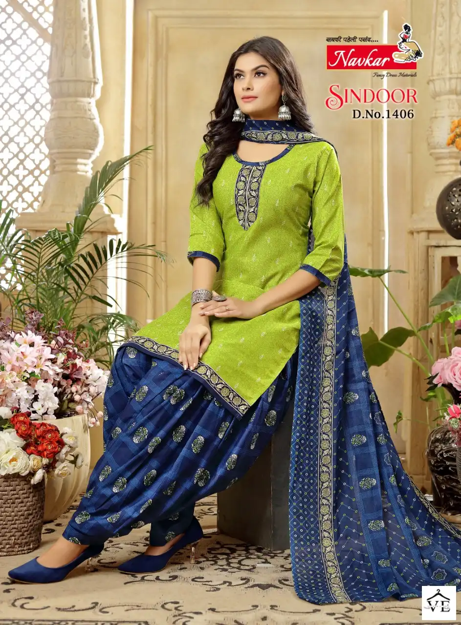 Navkar Sindoor Vol 14 Mix Cotton Print Wholesale Readymade Salwar Suit Catalog — Wholesale Salwar Suits, MPA wholesale from Surat - Gallery Image 7