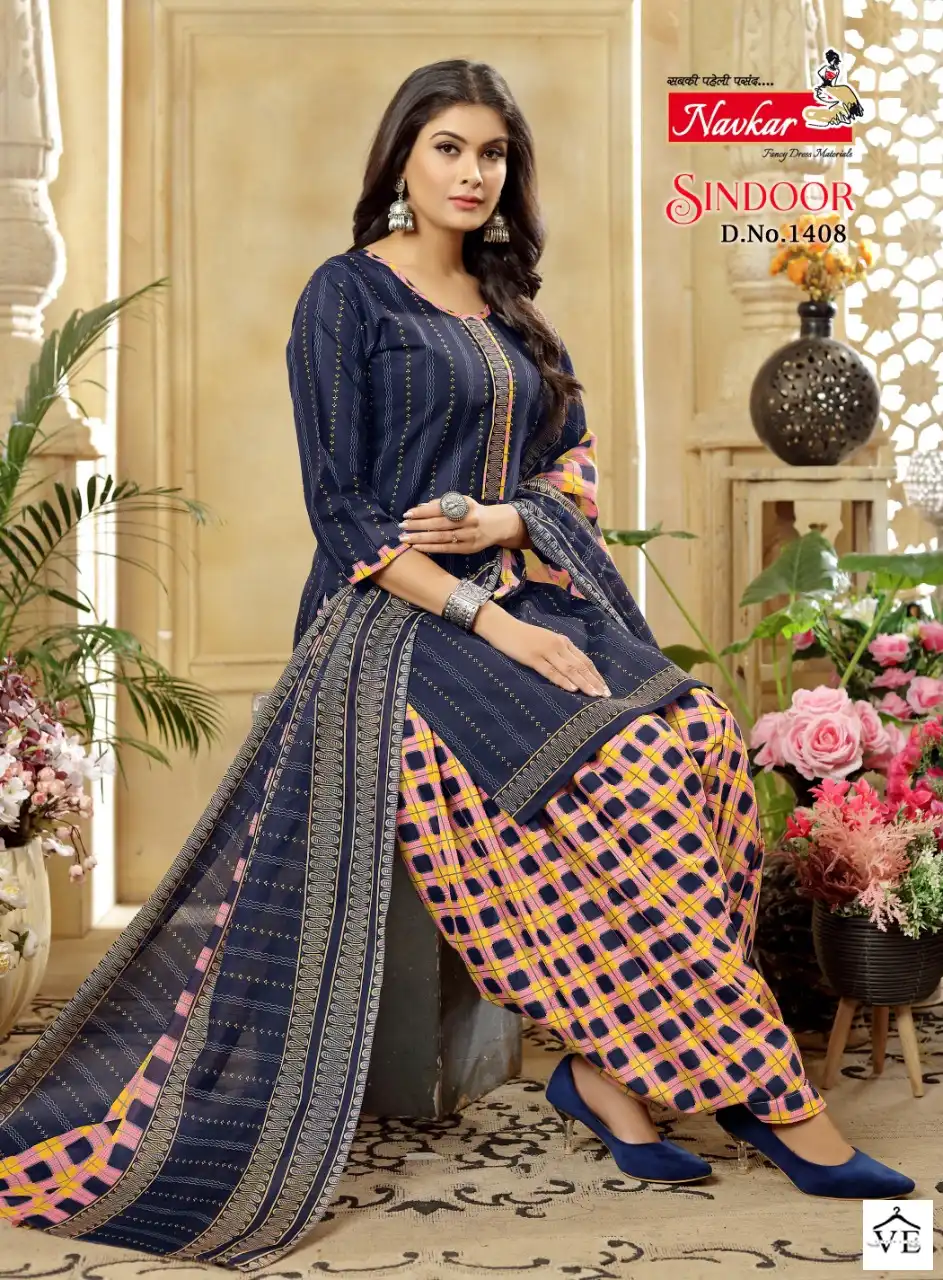 Navkar Sindoor Vol 14 Mix Cotton Print Wholesale Readymade Salwar Suit Catalog — Wholesale Salwar Suits, MPA wholesale from Surat - Gallery Image 8
