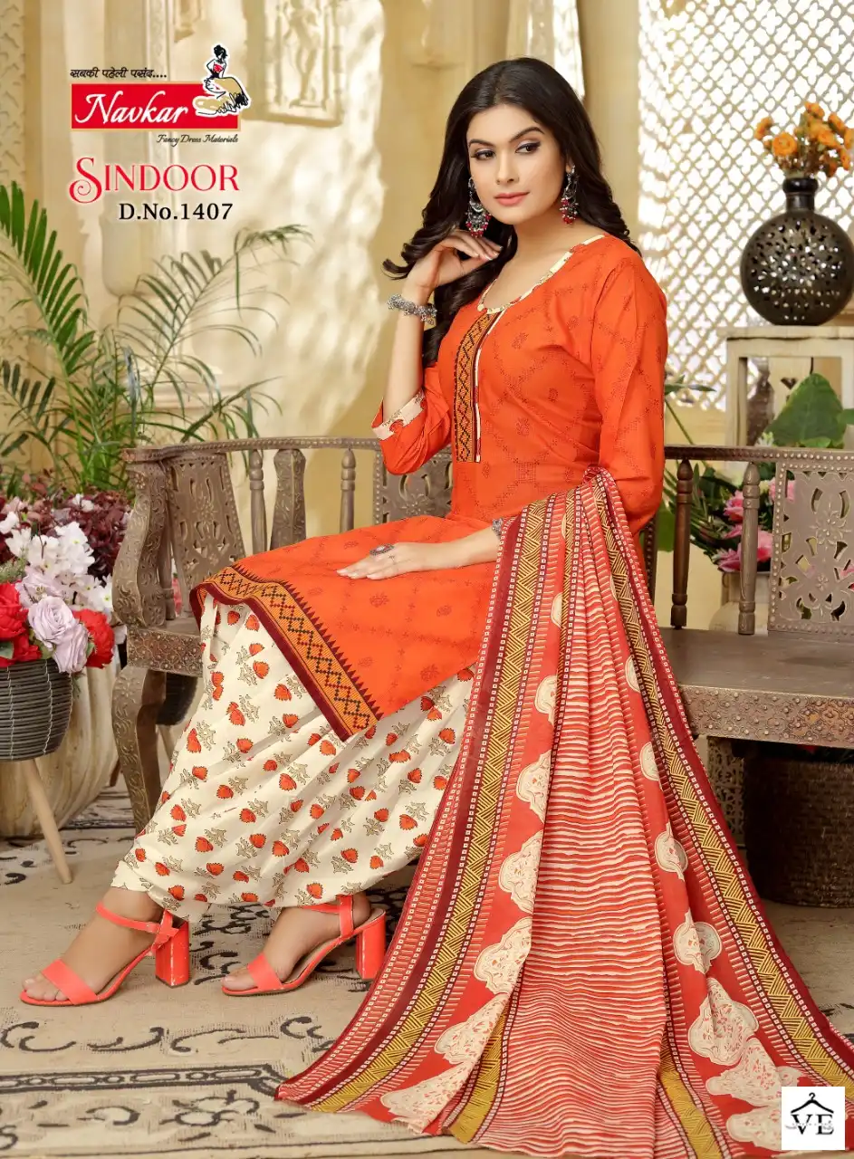 Navkar Sindoor Vol 14 Mix Cotton Print Wholesale Readymade Salwar Suit Catalog — Wholesale Salwar Suits, MPA wholesale from Surat - Gallery Image 9