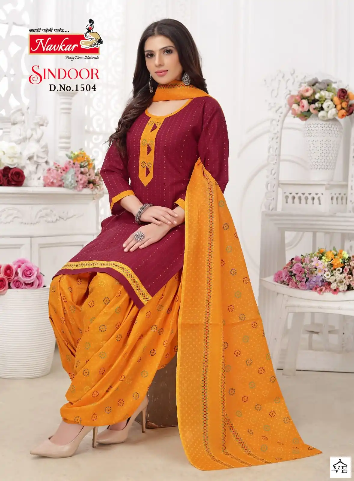Navkar Sindoor Vol 15 Mix Cotton Print Wholesale Readymade Salwar Suit Catalog — Wholesale Salwar Suits, MPA wholesale from Surat - Gallery Image 9