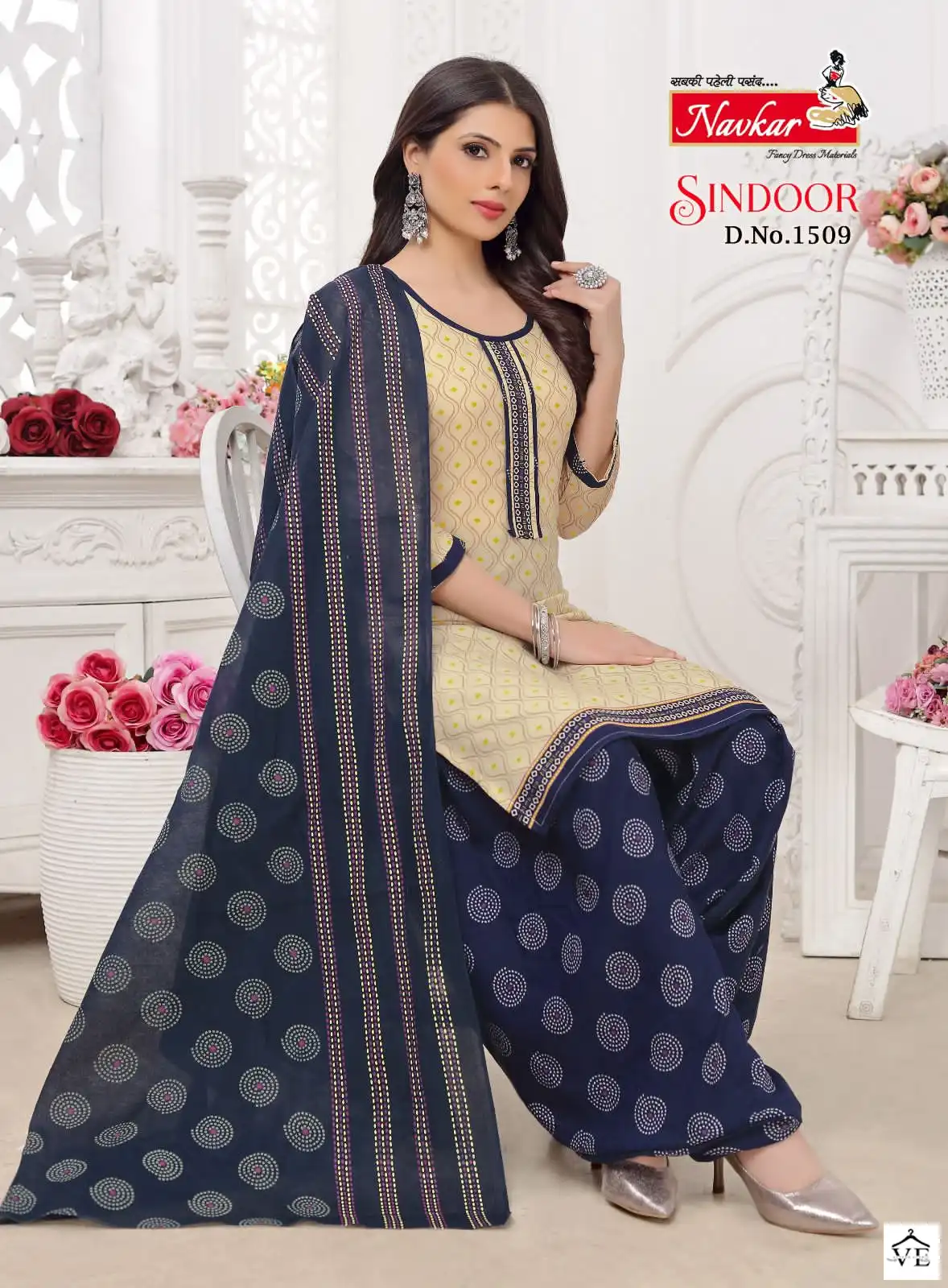 Navkar Sindoor Vol 15 Mix Cotton Print Wholesale Readymade Salwar Suit Catalog — Wholesale Salwar Suits, MPA wholesale from Surat - Gallery Image 4