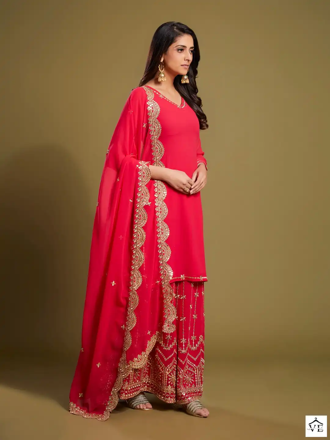 Arya Sing174 Georgette Wholesale Designer Readymade Salwar Suit Catalog — Wholesale Salwar Suits, MPA wholesale from Surat - Gallery Image 3