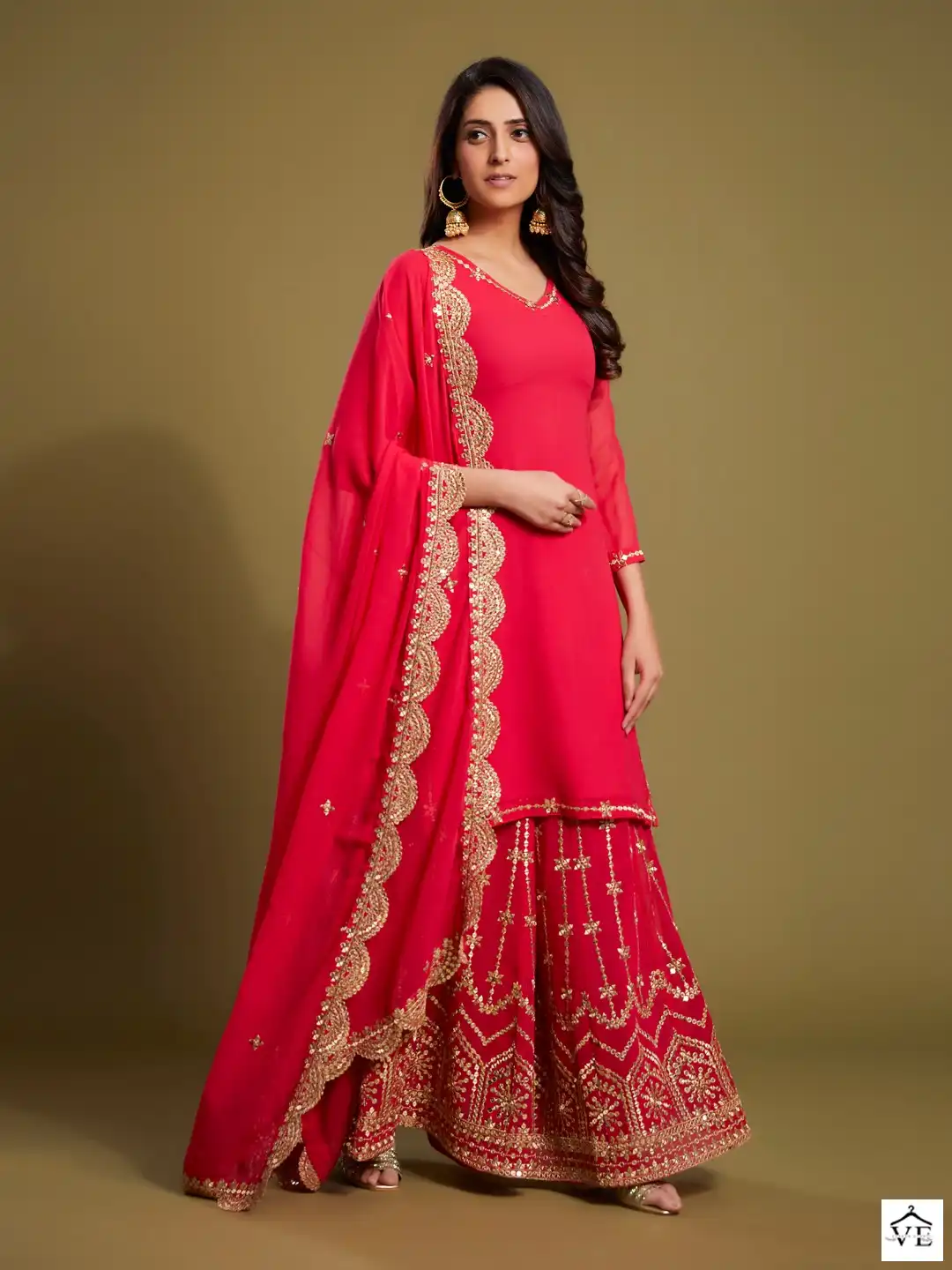 Arya Sing174 Georgette Wholesale Designer Readymade Salwar Suit Catalog — Wholesale Salwar Suits, MPA wholesale from Surat - Gallery Image 4
