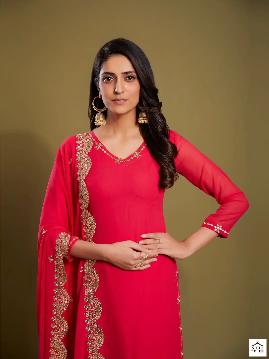 Arya Sing174 Georgette Wholesale Designer Readymade Salwar Suit Catalog — Wholesale Salwar Suits, MPA wholesale from Surat - Gallery Image 5