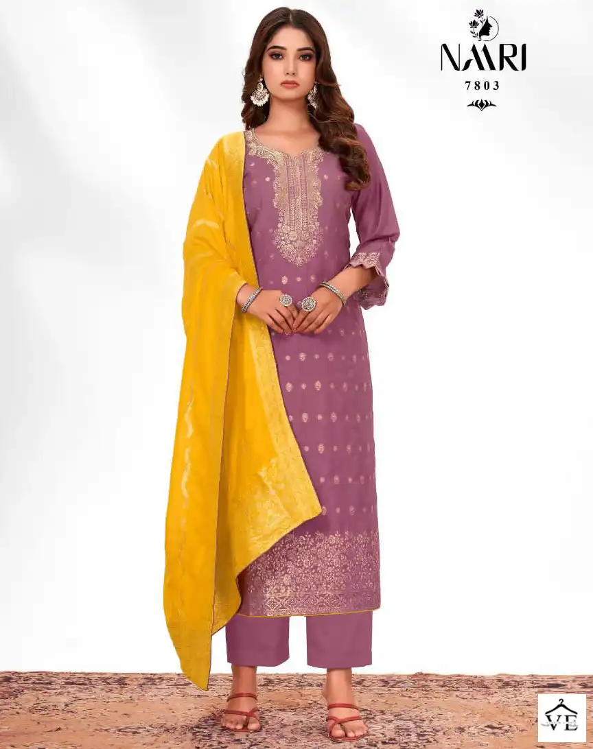 Naari Sitare Pure Muslin Wholesale Designer Salwar Suit Catalog — Wholesale Salwar Suits, MPA wholesale from Surat — view 1