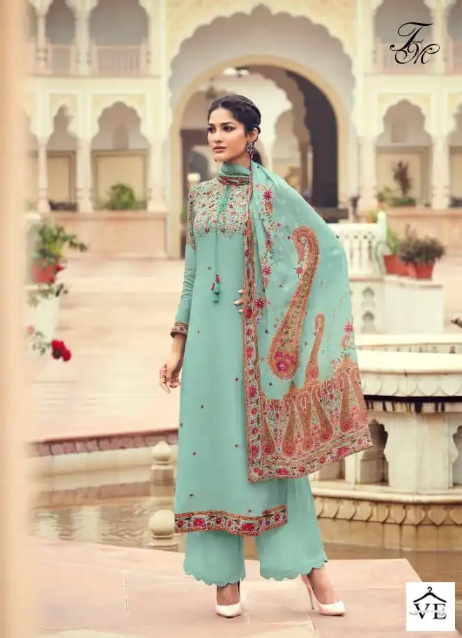 Vardan Ethnic Siyahi Cachmiri Digital Print Wholesale Designer Salwar Suit Catalog — Wholesale Salwar Suits, MPA wholesale from Surat - Gallery Image 2