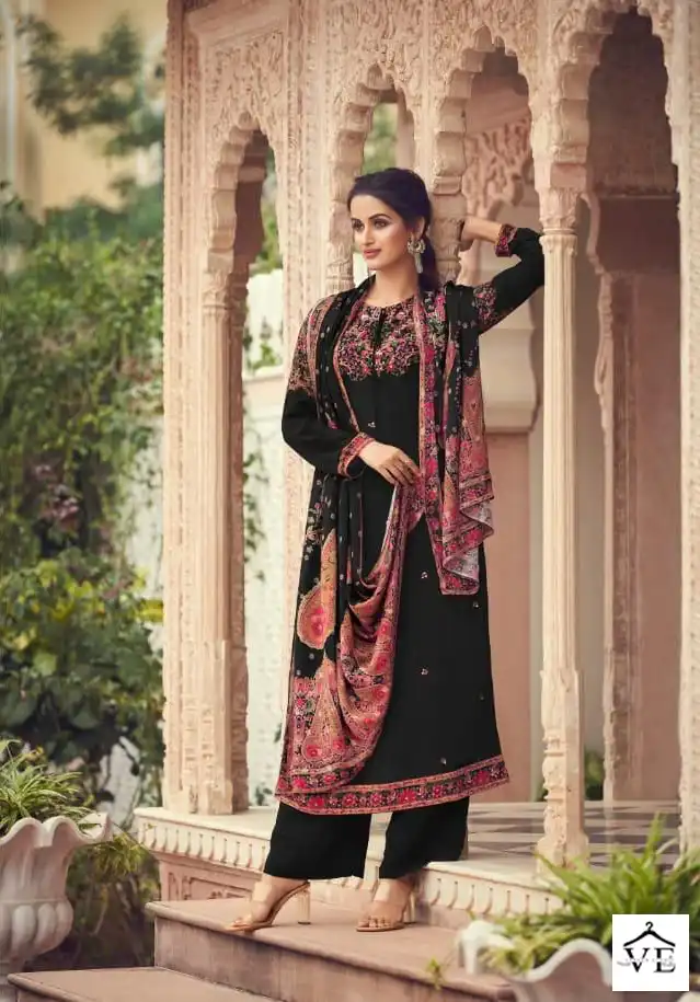 Vardan Ethnic Siyahi Cachmiri Digital Print Wholesale Designer Salwar Suit Catalog — Wholesale Salwar Suits, MPA wholesale from Surat - Gallery Image 5