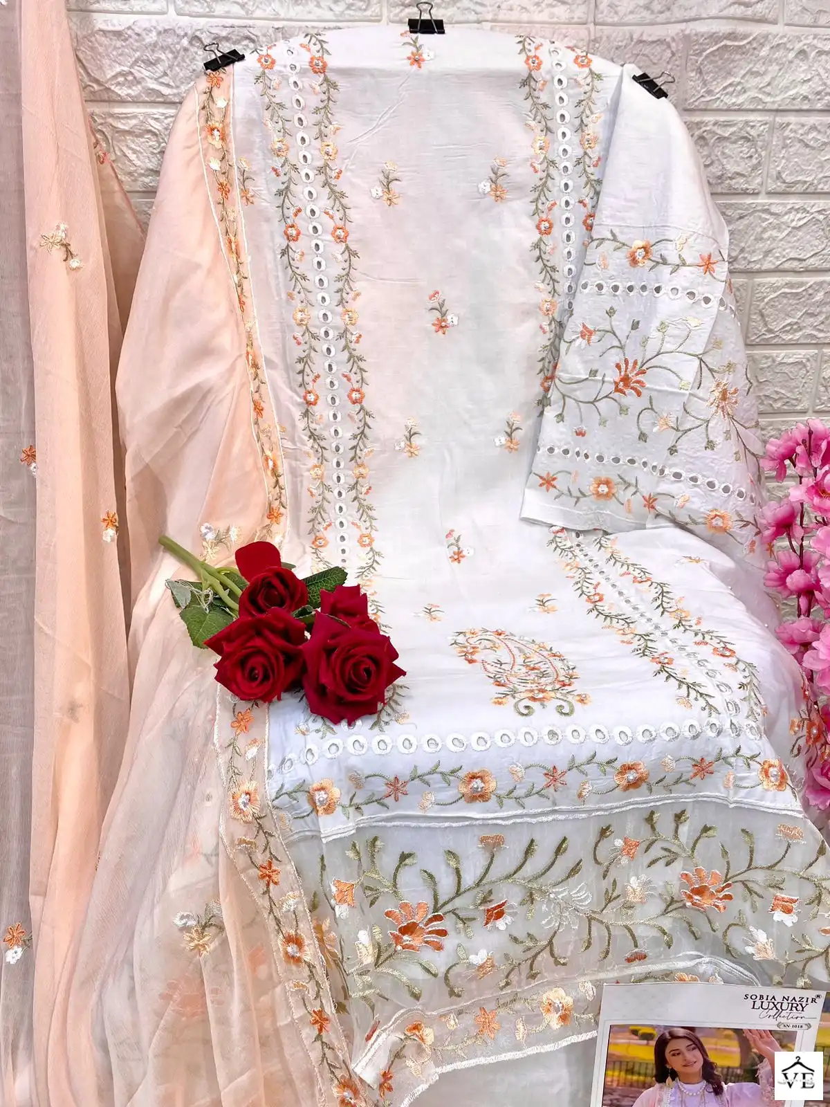 Vardan Ethnic Firdous Vol 1 Lawn Embroidered Wholesale Pakistani Salwar Suit Catalog — Wholesale Salwar Suits, MPA wholesale from Surat - Gallery Image 11