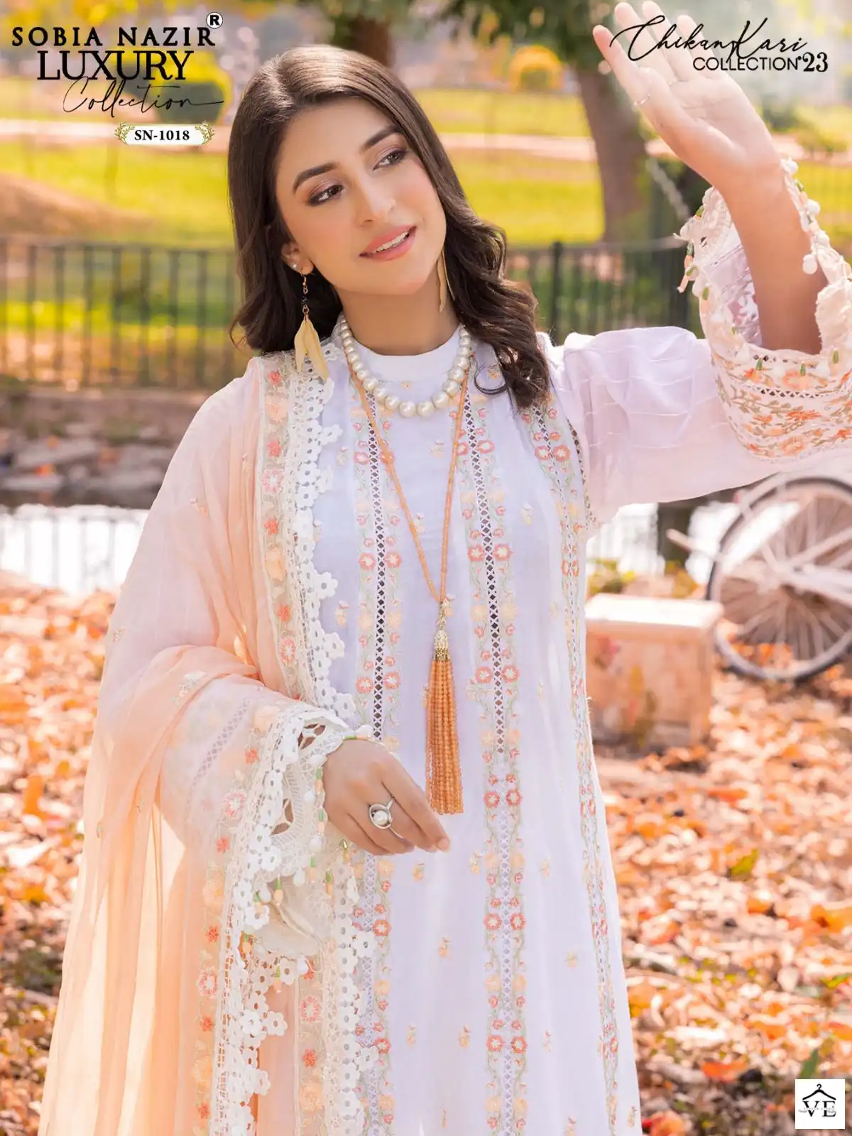 Vardan Ethnic Firdous Vol 1 Lawn Embroidered Wholesale Pakistani Salwar Suit Catalog — Wholesale Salwar Suits, MPA wholesale from Surat - Gallery Image 4
