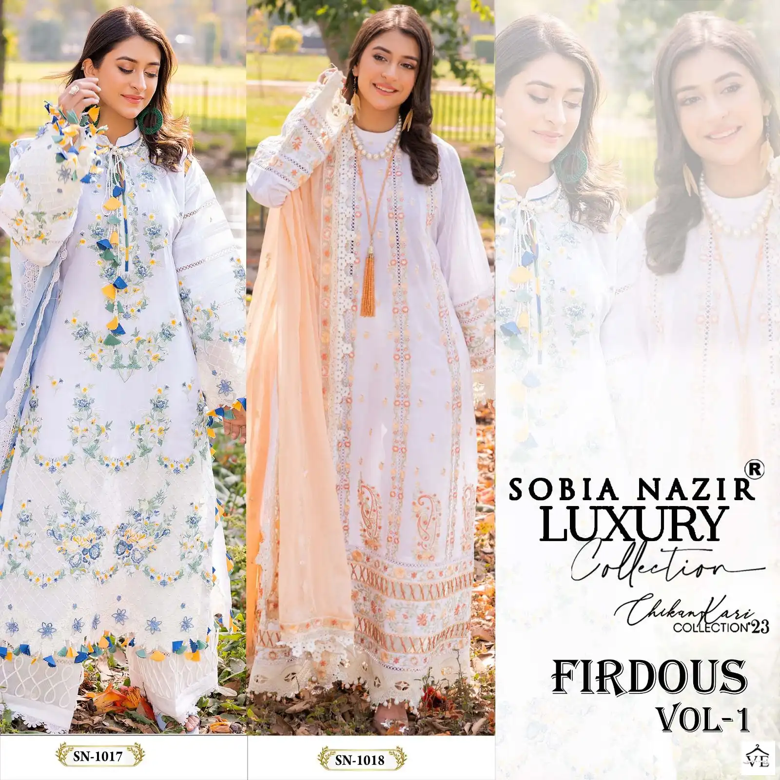 Vardan Ethnic Firdous Vol 1 Lawn Embroidered Wholesale Pakistani Salwar Suit Catalog — Wholesale Salwar Suits, MPA wholesale from Surat — view 12