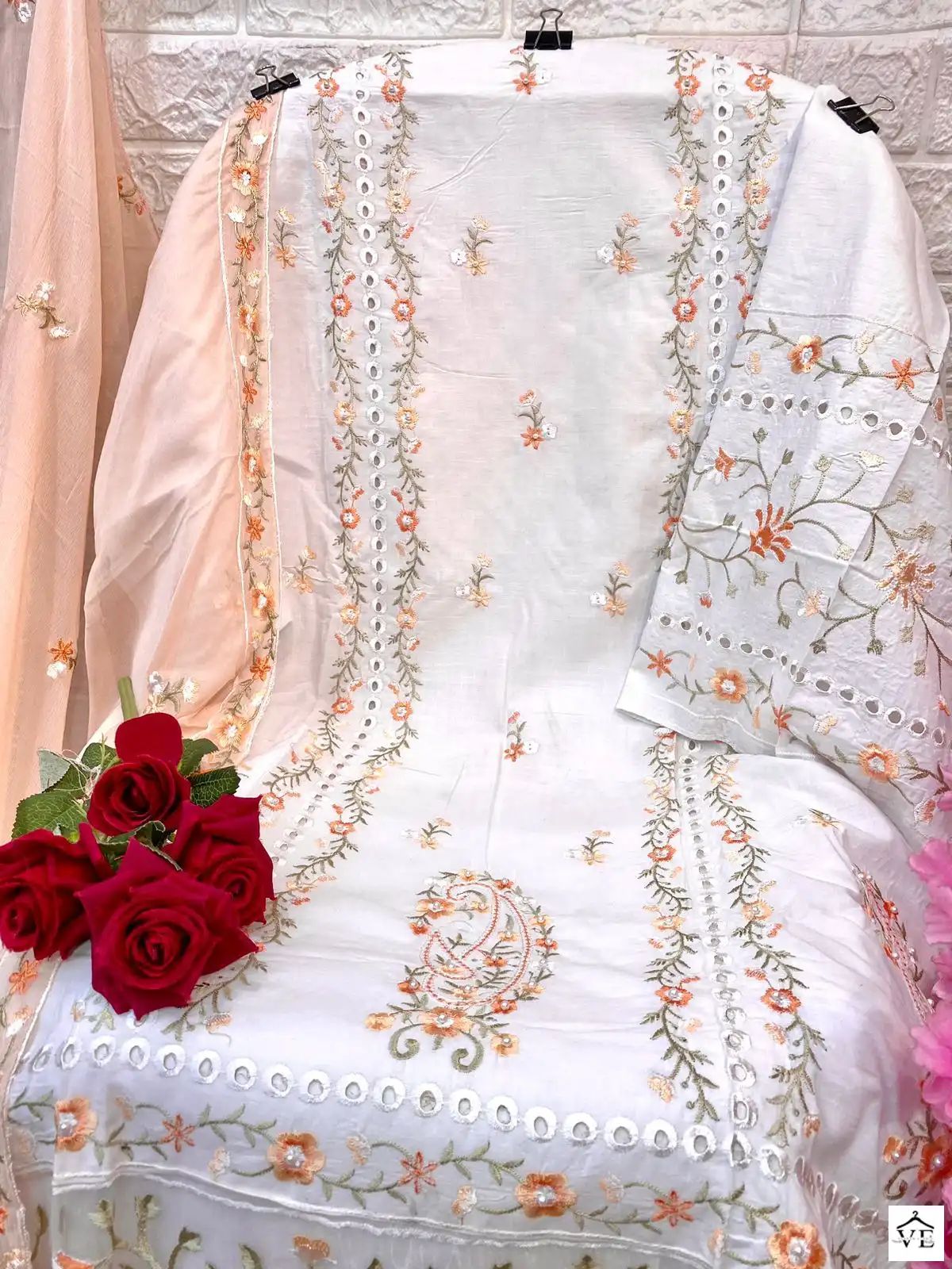 Vardan Ethnic Firdous Vol 1 Lawn Embroidered Wholesale Pakistani Salwar Suit Catalog — Wholesale Salwar Suits, MPA wholesale from Surat - Gallery Image 8