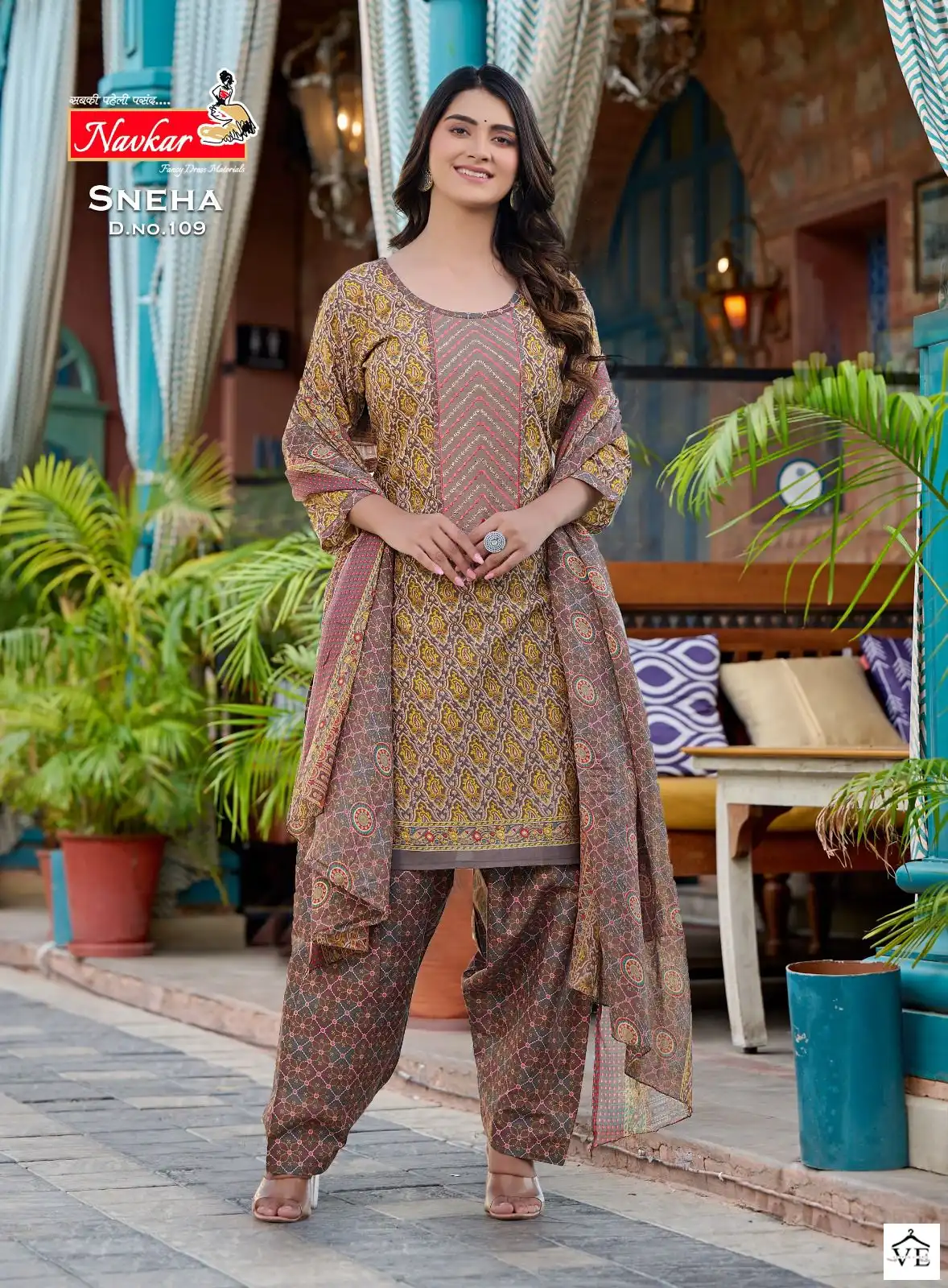 Navkar Sneha Mix Cotton Wholesale Readymade Salwar Suit Catalog — Wholesale Salwar Suits, MPA wholesale from Surat - Gallery Image 9