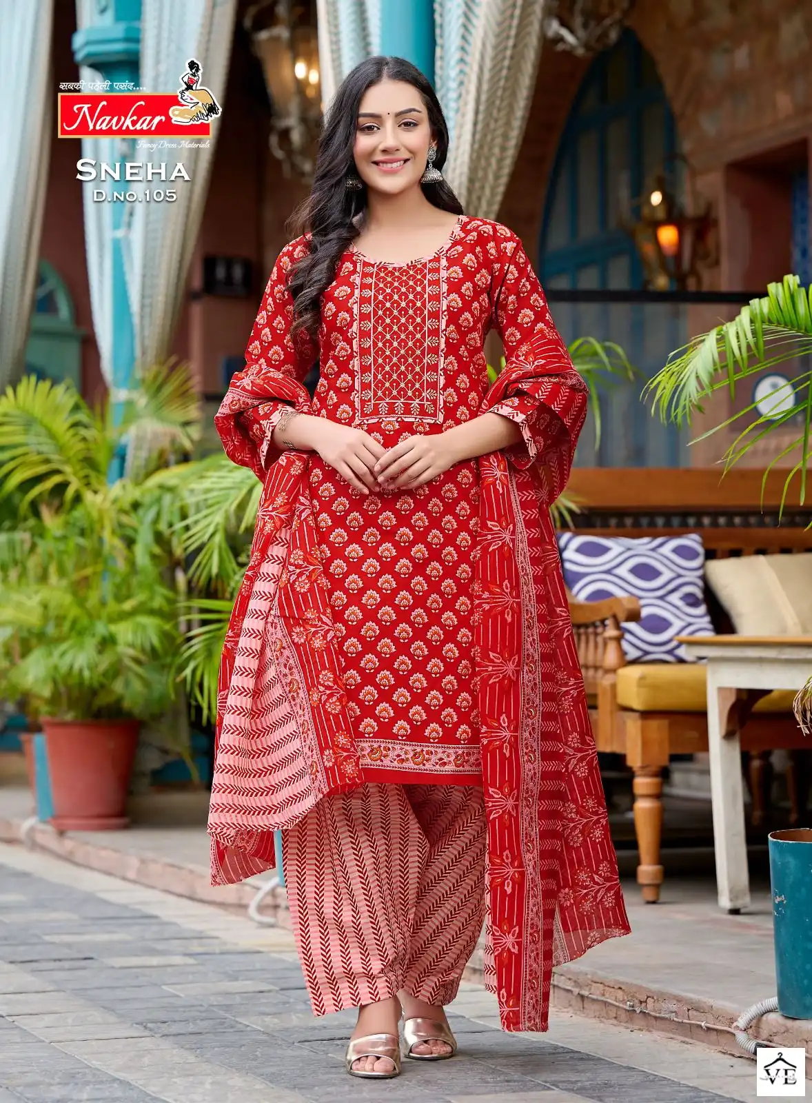 Navkar Sneha Mix Cotton Wholesale Readymade Salwar Suit Catalog — Wholesale Salwar Suits, MPA wholesale from Surat - Gallery Image 5