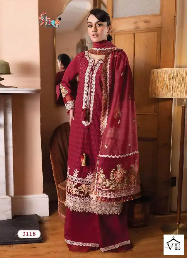 Shree Fabs Sobia Nazir Embroidered Collection Cotton Wholesale Pakistani Salwar Suit Catalog — Wholesale Salwar Suits, MPA wholesale from Surat — view 2
