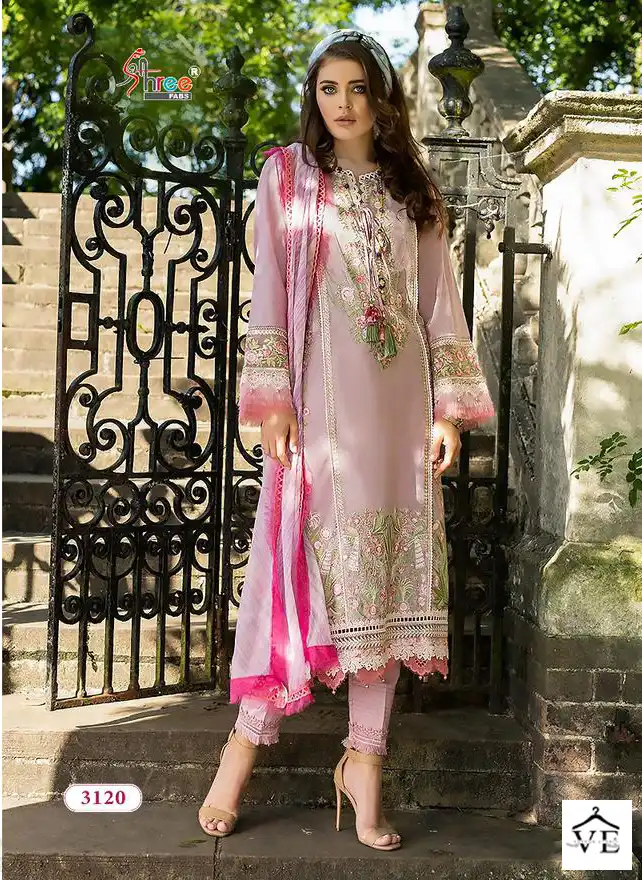 Shree Fabs Sobia Nazir Embroidered Collection Cotton Wholesale Pakistani Salwar Suit Catalog — Wholesale Salwar Suits, MPA wholesale from Surat — view 4