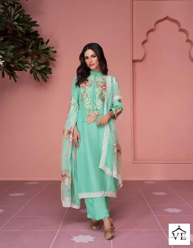 Sayuri Sofiya Organza Wholesale Designer Salwar Suits Catalog - Image 2