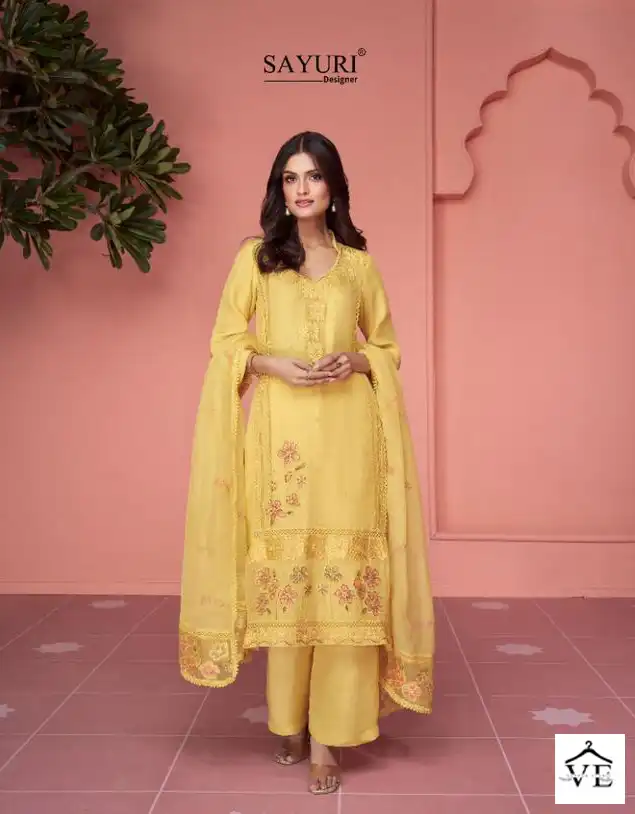 Sayuri Sofiya Organza Wholesale Designer Salwar Suits Catalog - Image 4