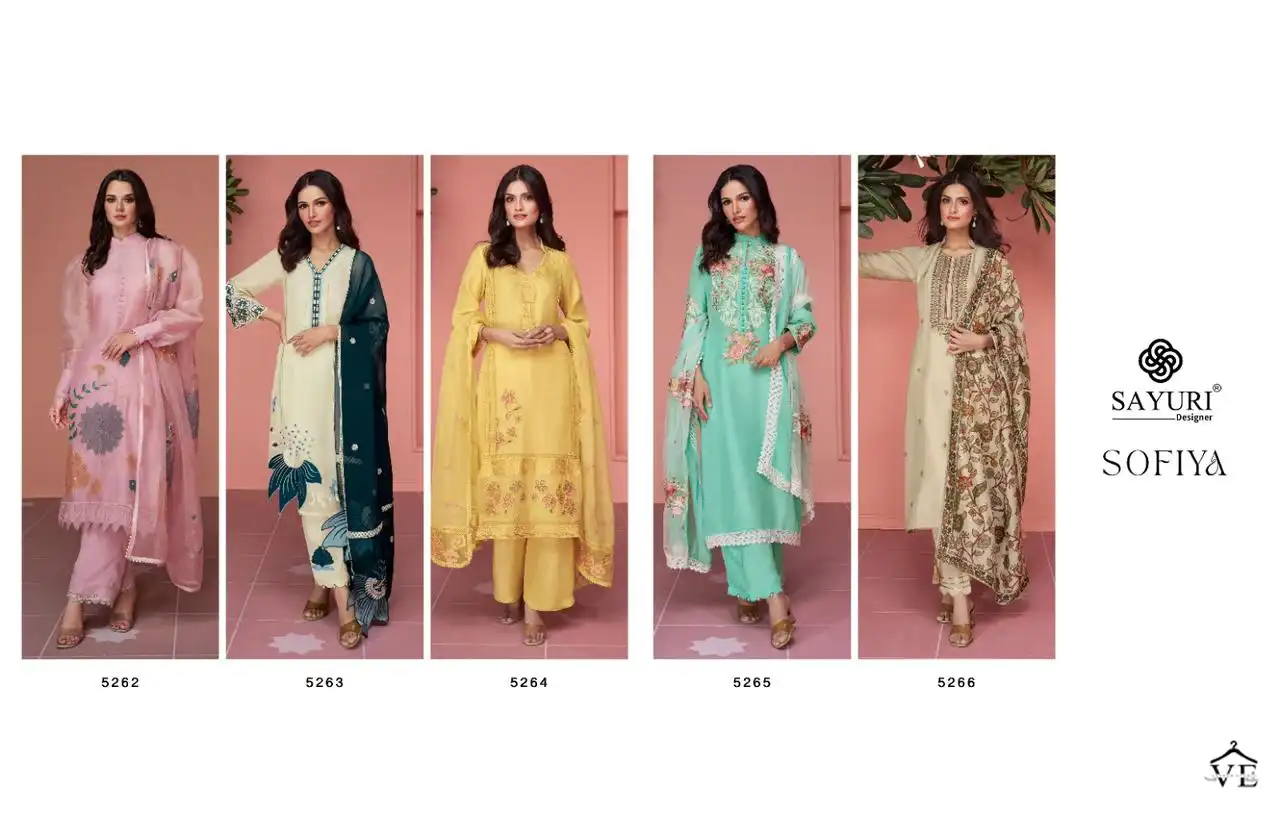 Sayuri Sofiya Organza Wholesale Designer Salwar Suits Catalog - Image 6