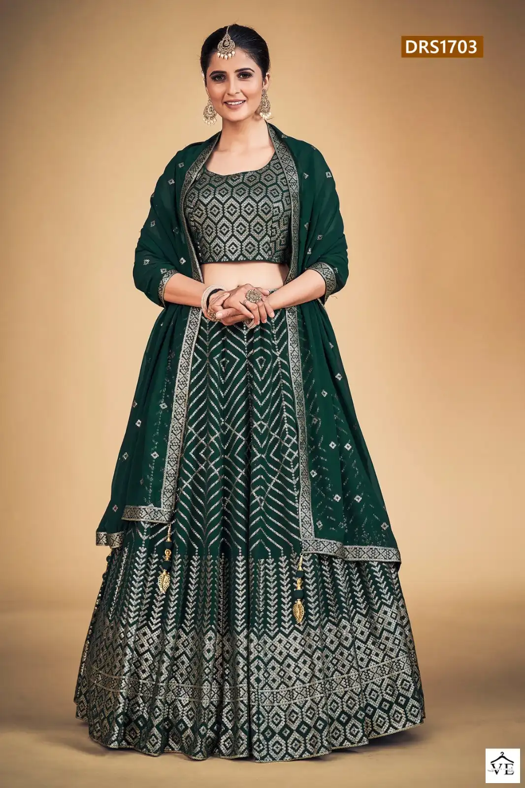 Vardan Ethnic Sophia Georgette Wholesale Lehenga Catalog — Wholesale Lehenga, MPA wholesale from Surat — view 3