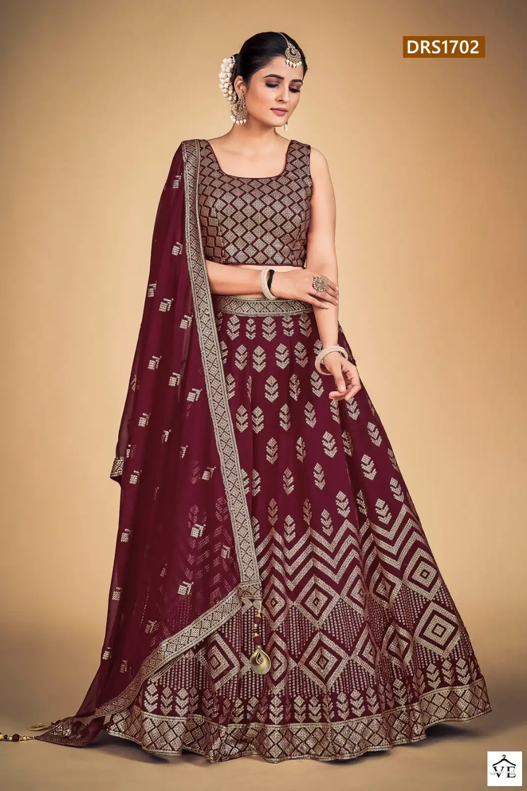 Vardan Ethnic Sophia Georgette Wholesale Lehenga Catalog — Wholesale Lehenga, MPA wholesale from Surat — view 4