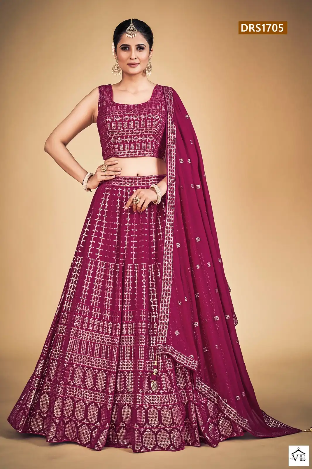 Vardan Ethnic Sophia Georgette Wholesale Lehenga Catalog — Wholesale Lehenga, MPA wholesale from Surat — view 5