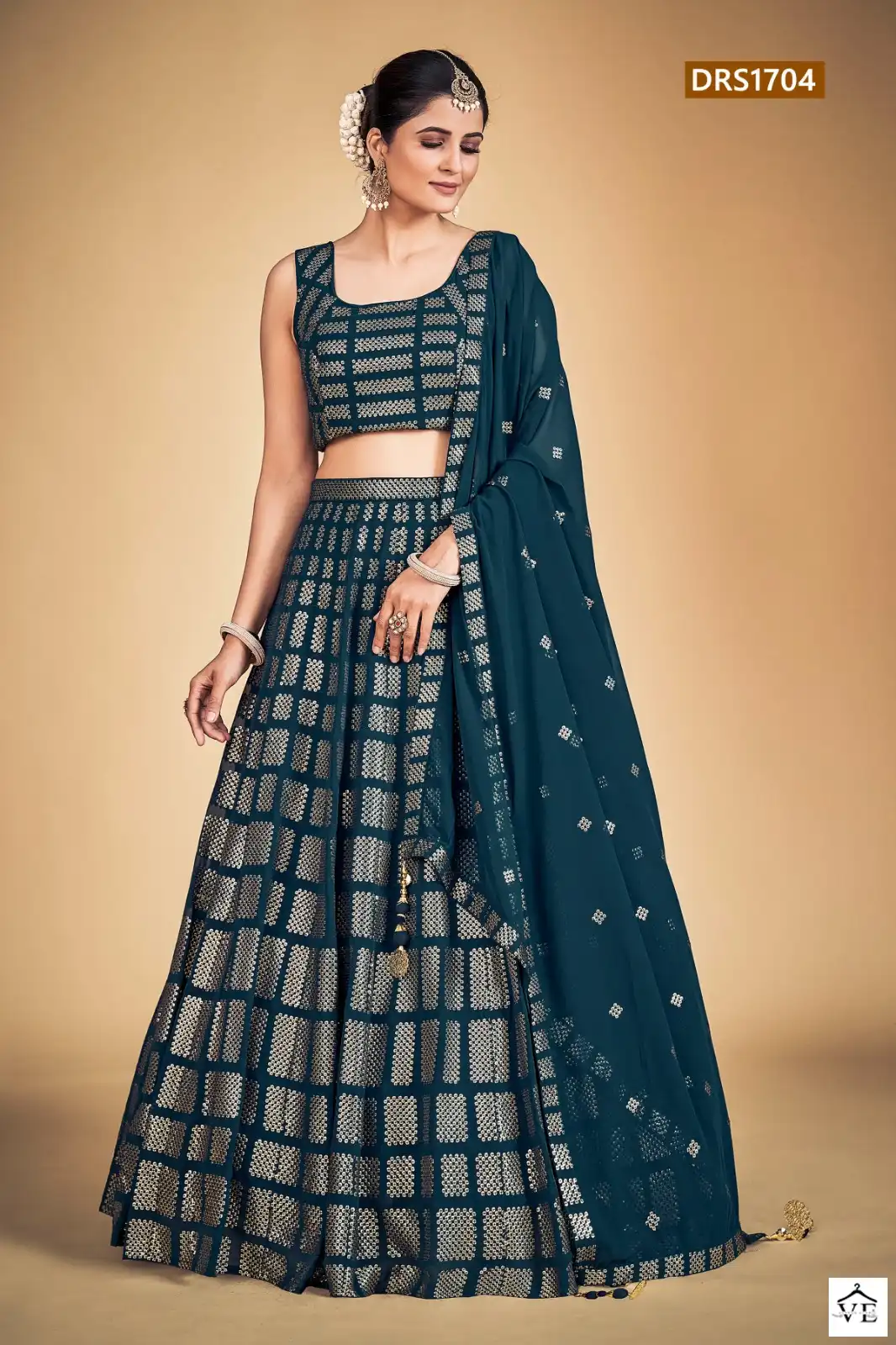 Vardan Ethnic Sophia Georgette Wholesale Lehenga Catalog — Wholesale Lehenga, MPA wholesale from Surat — view 6