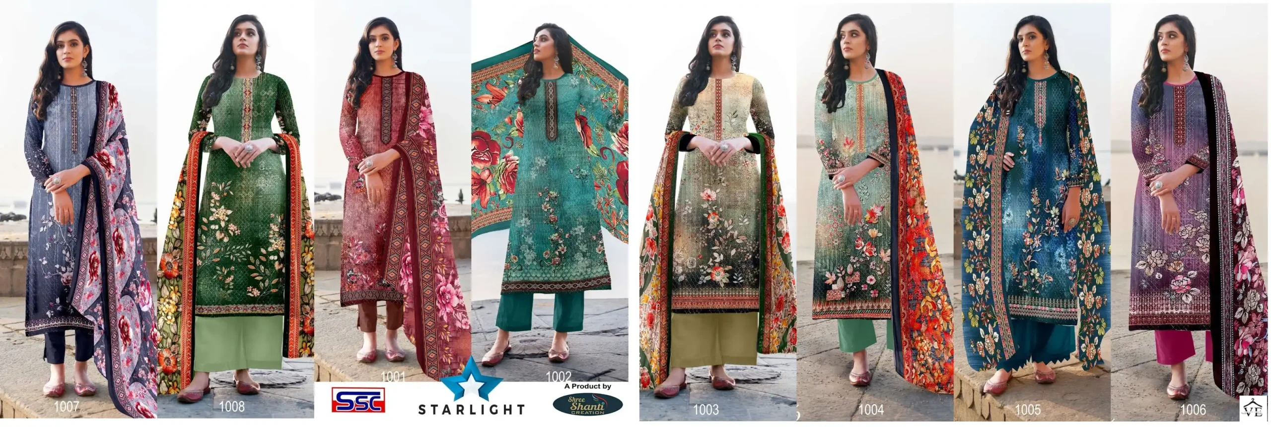 Ssc Starlight Cotton Wholesale Designer Salwar Suit Catalog — Wholesale Salwar Suits, MPA wholesale from Surat — view 9