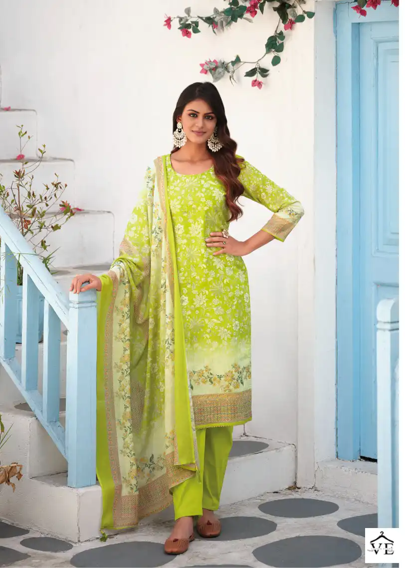 Rama Fashions Stella Soft Cambric Cotton Wholesale Designer Salwar Suit Catalog — Wholesale Salwar Suits, MPA wholesale from Surat - Gallery Image 3
