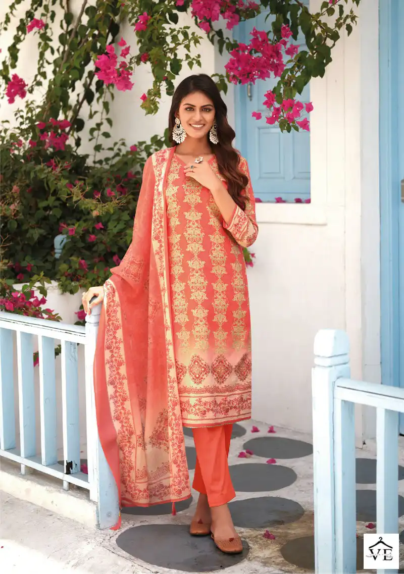 Rama Fashions Stella Soft Cambric Cotton Wholesale Designer Salwar Suit Catalog — Wholesale Salwar Suits, MPA wholesale from Surat - Gallery Image 4