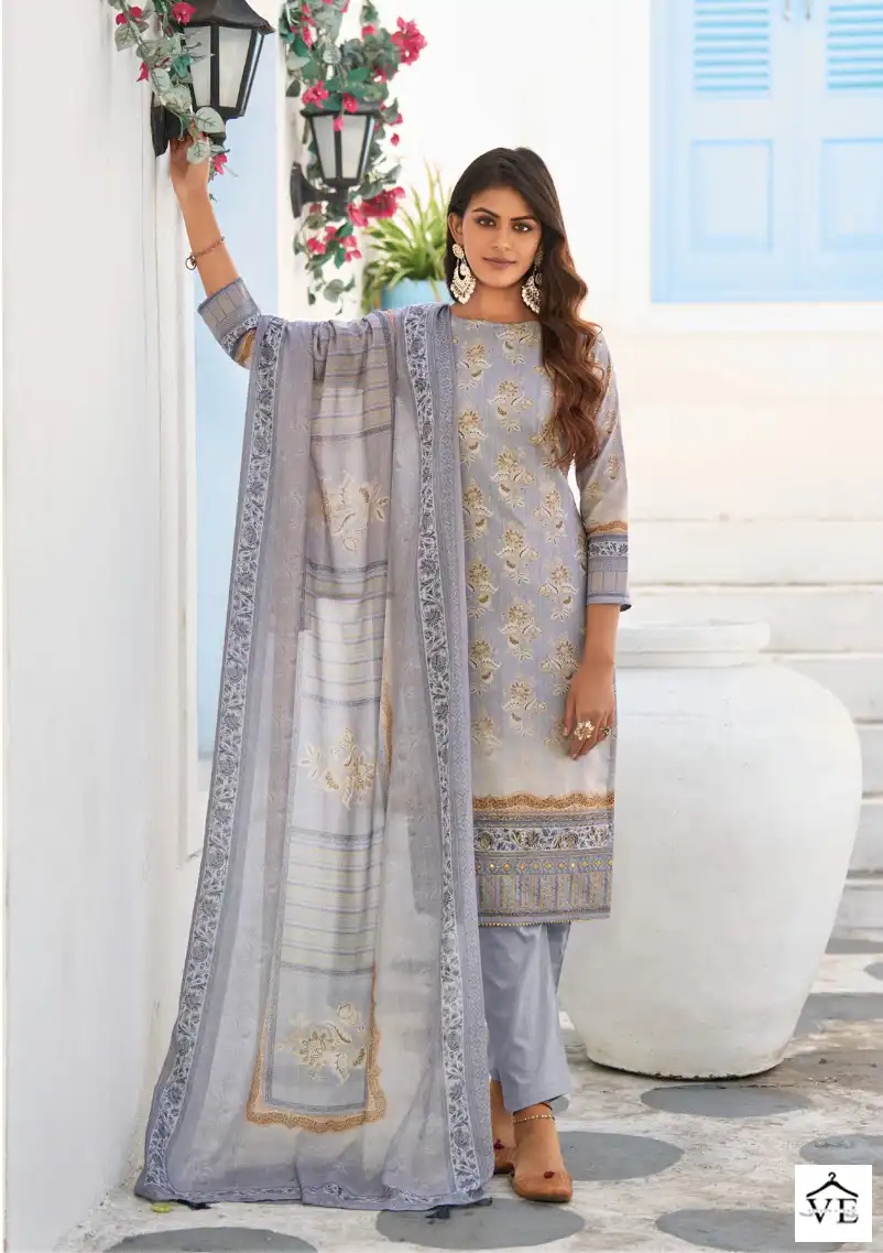Rama Fashions Stella Soft Cambric Cotton Wholesale Designer Salwar Suit Catalog — Wholesale Salwar Suits, MPA wholesale from Surat - Gallery Image 5