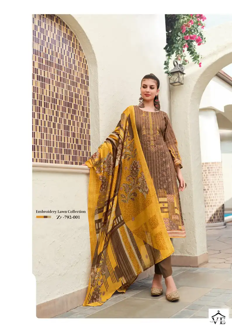 Belliza Designer Shaheena Cotton Wholesale Pakistani Salwar Suit Catalog — Wholesale Salwar Suits, Belliza Designer wholesale from Surat - Gallery Image 2