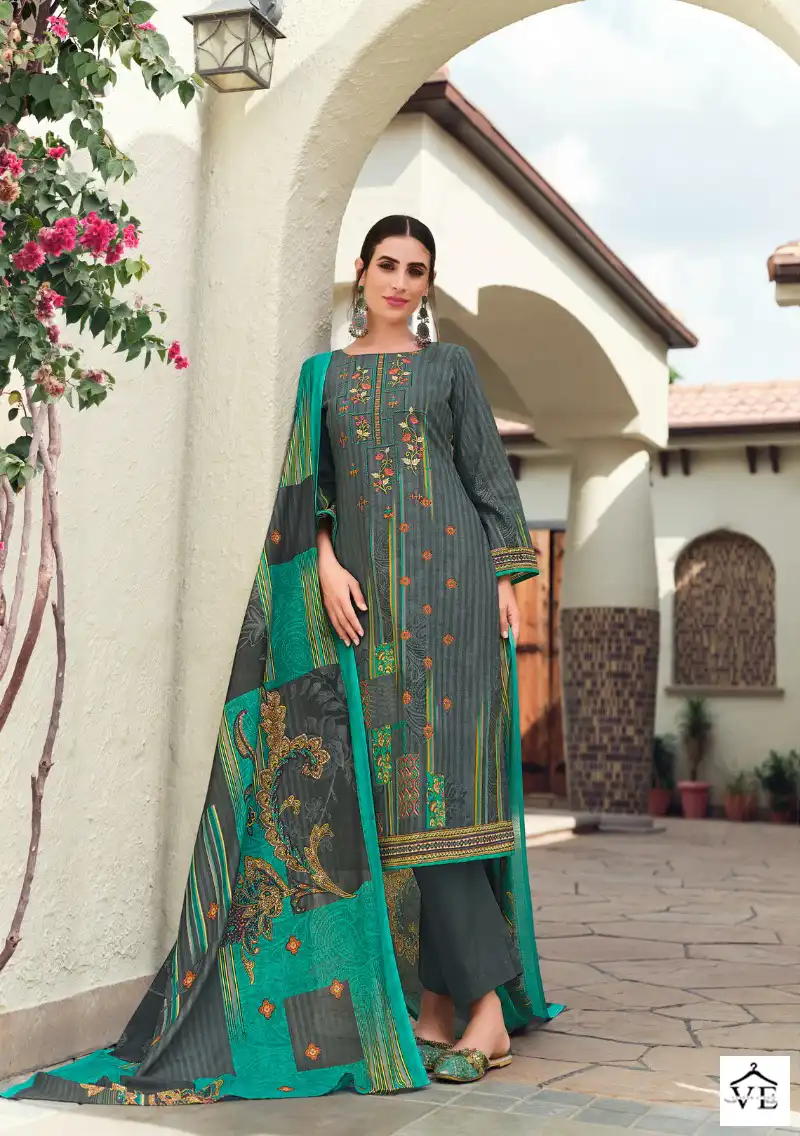 Belliza Designer Shaheena Cotton Wholesale Pakistani Salwar Suit Catalog — Wholesale Salwar Suits, Belliza Designer wholesale from Surat - Gallery Image 5