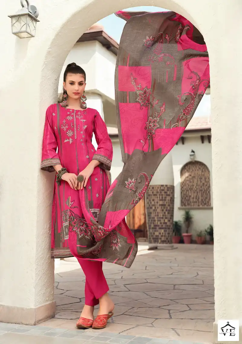 Belliza Designer Shaheena Cotton Wholesale Pakistani Salwar Suit Catalog — Wholesale Salwar Suits, Belliza Designer wholesale from Surat - Gallery Image 6