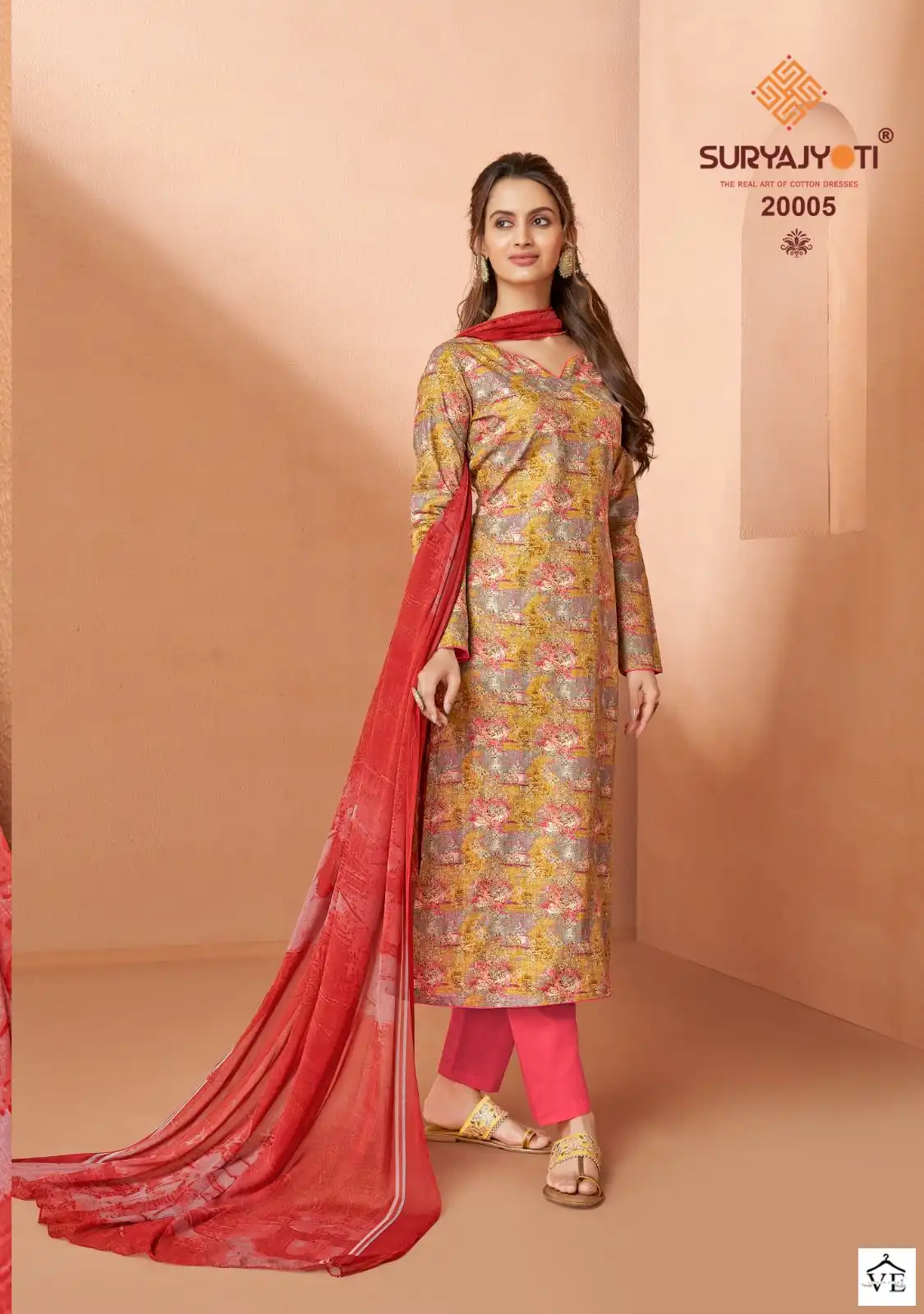 Suryajyoti Suhana Vol 20 Cotton Wholesale Salwar Suit Catalog — Wholesale Salwar Suits, MPA wholesale from Surat - Gallery Image 2