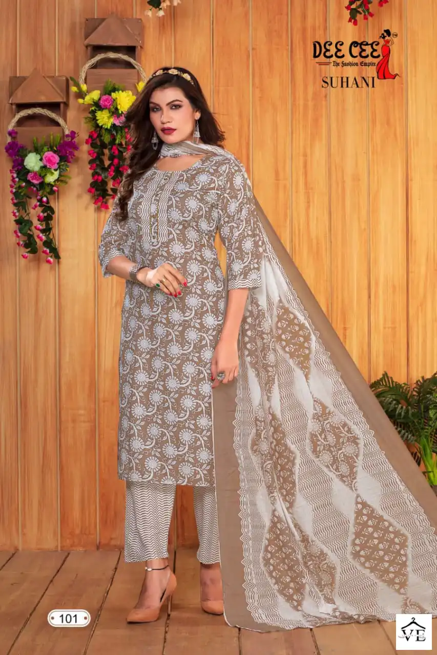 Vardan Ethnic Suhani Heavy Cotton Wholesale Salwar Suit Catalog — Wholesale Salwar Suits, MPA wholesale from Surat - Gallery Image 4