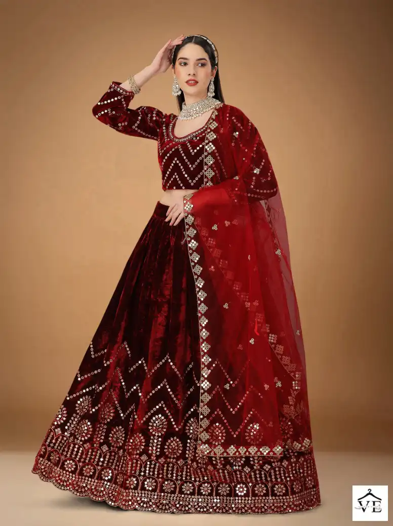 Vardan Ethnic Sumayaa Faux Georgette Wholesale Lehenga Catalog — Wholesale Lehenga, MPA wholesale from Surat — view 2