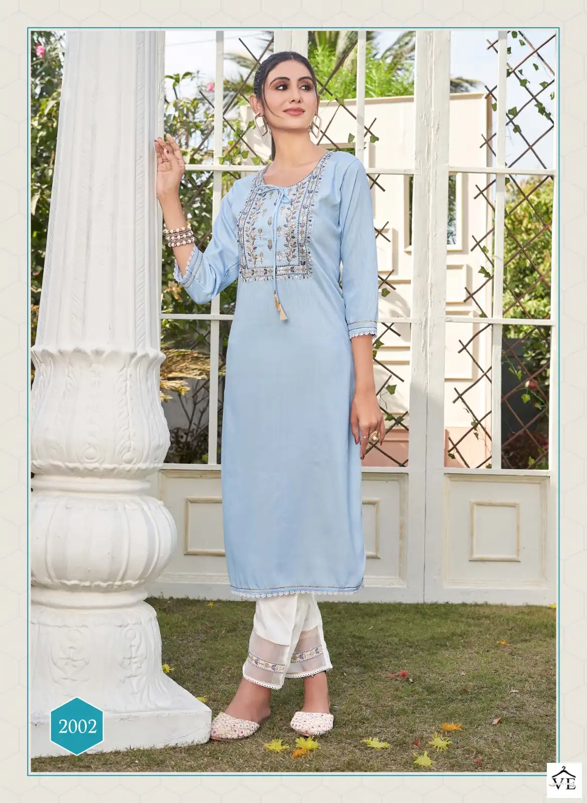 Hinaya Summer Girl Vol 2 Rayon Dobby Wholesale Kurti With Pant Catalog — Wholesale Kurtis, MPA wholesale from Surat — view 2