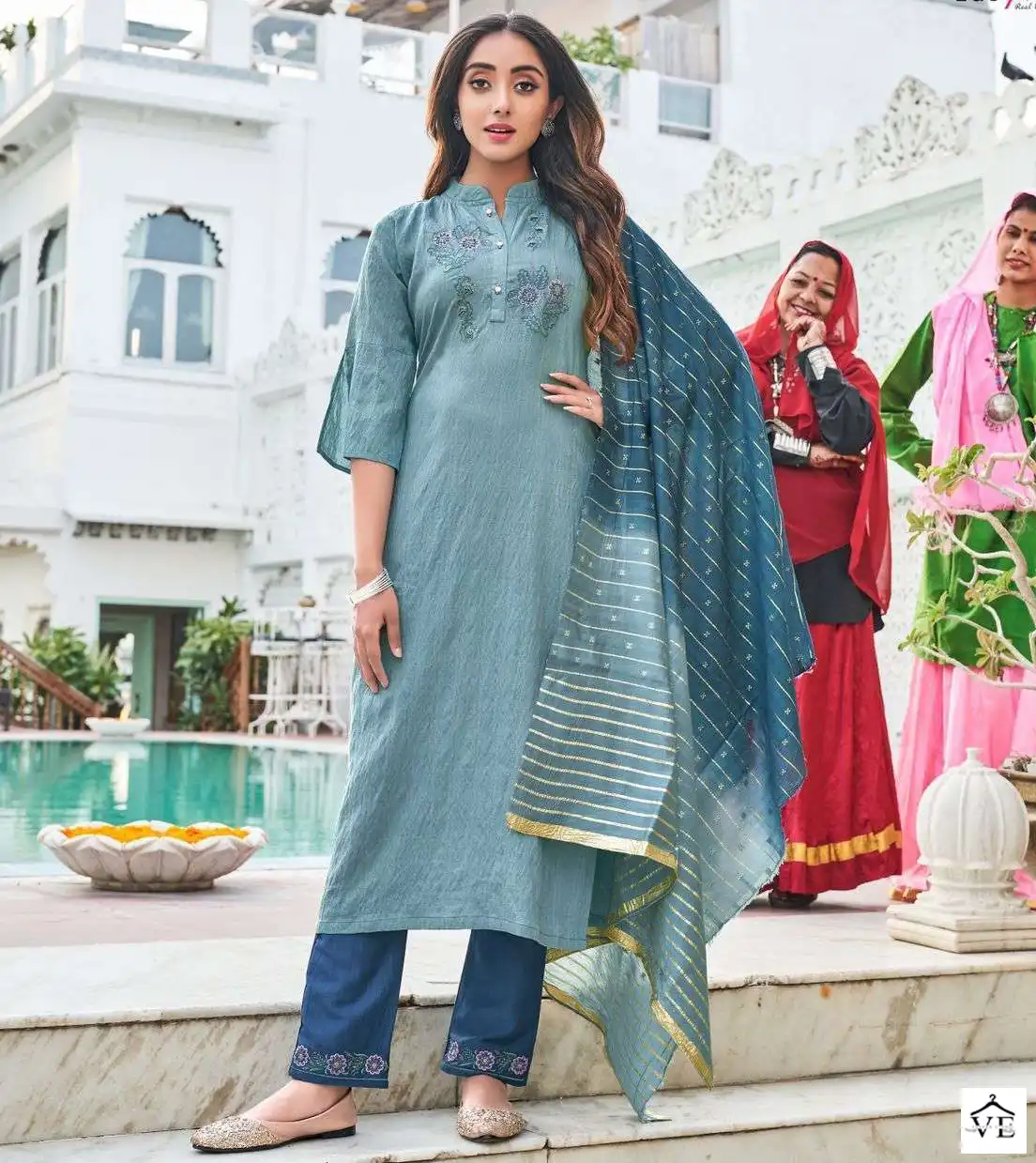 Vardan Ethnic Sundra Vol 2 Premium Nylon Viscose Wholesale Readymade Salwar Suit Catalog — Wholesale Salwar Suits, MPA wholesale from Surat — view 1