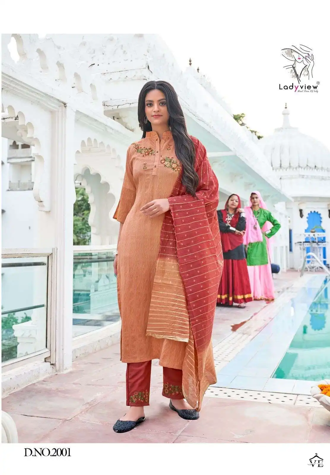 Vardan Ethnic Sundra Vol 2 Premium Nylon Viscose Wholesale Readymade Salwar Suit Catalog — Wholesale Salwar Suits, MPA wholesale from Surat - Gallery Image 3