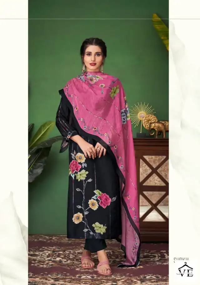 Sahiba Surkh Lawn Cotton Wholesale Designer Fancy Salwar Suit Catalog — Wholesale Salwar Suits, MPA wholesale from Surat - Gallery Image 3